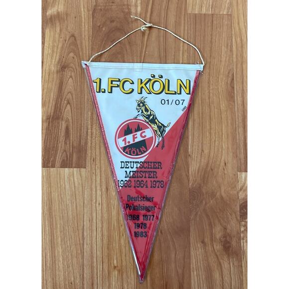Vintage 1. FC Koln‎ Deutscher Meister Soccer Banner - Picture 1 of 2
